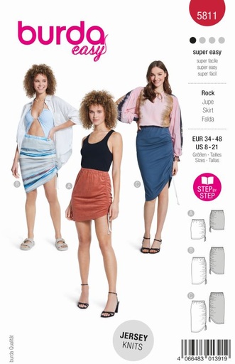 Schnittmuster Rock Burda 5811