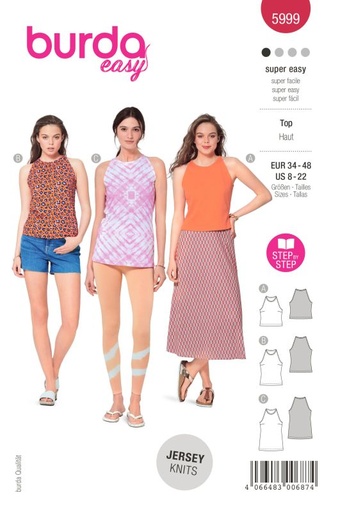 Schnittmuster Top Burda 5999