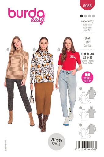 Schnittmuster Rolli Burda 6056