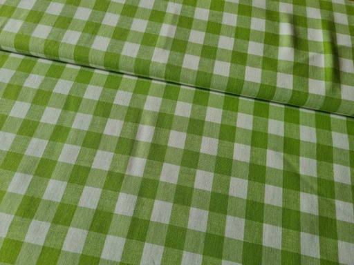 Baumwolle Vichy Karo 17mm Lime