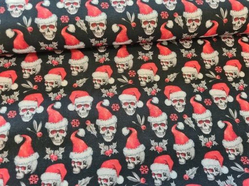 Baumwolle Totenkopf Weihnachten