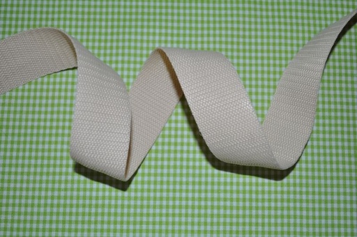 Gurtband 30 mm Beige