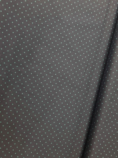 Baumwolle 2mm Pünktchen blau/hellblau