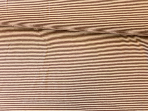 Jersey 2mm Streifen weiß/mauve