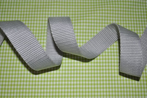 Gurtband 25 mm Hellgrau