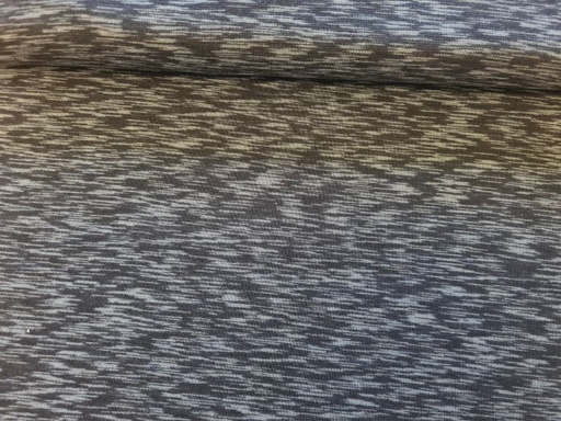 Bündchen Mulit Stripes schwarz/hellgrau