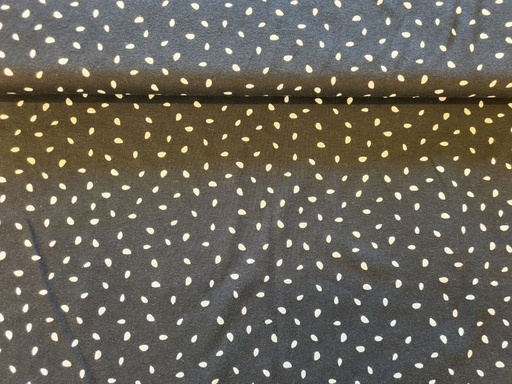 Modal Jersey punkte schwarz