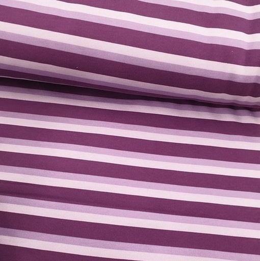Wintersweat Colours Streifen lila/flieder