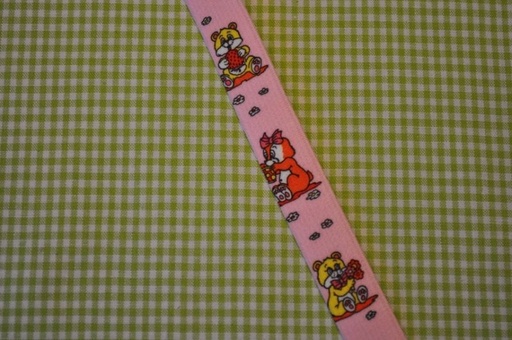 Gummiband Bär Rosa