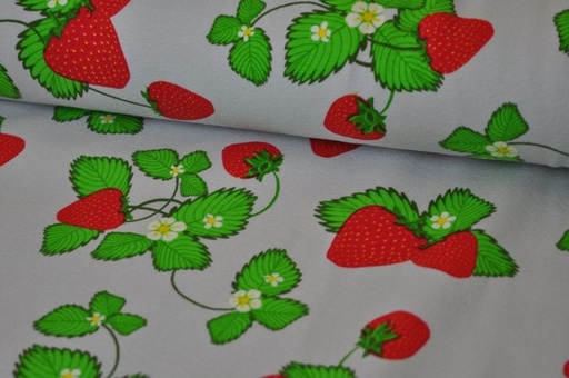 Jersey Dapper Erdbeeren groß hellgrau