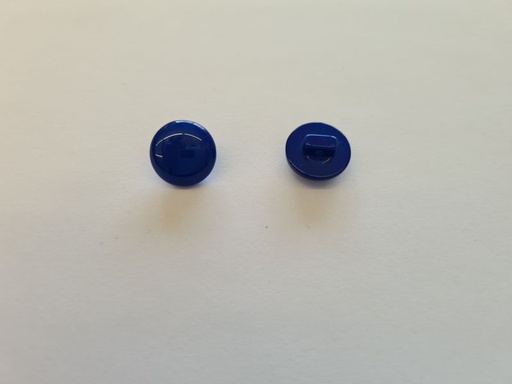 Knopf uni mit Öse 1,2cm blau