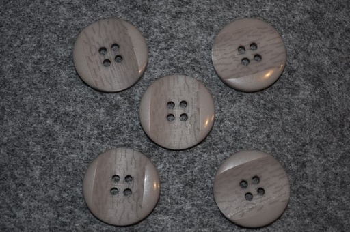 Knopf Matt/Glänzend Struktur grau