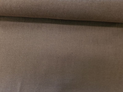 Baumwoll Flanell Uni Schokobraun