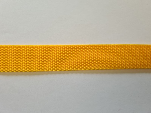 Gurtband 2mm Dick 25mm breit Sonnengelb