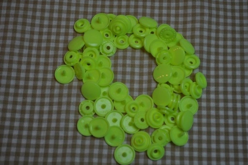 30 Baby Snaps T5 Farbe B36 Neon Yellow