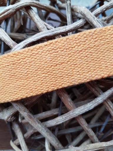 Baumwoll Gurtband 30mm sonnengelb