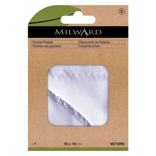 Milward Hosentaschen bügelbar weiß