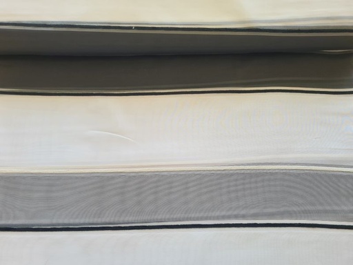 Gardinenstoff Chifon 8 Streifen hell dunkel