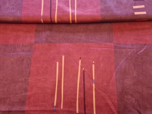 Micro Sation Blöcke Weinrot mit Muster