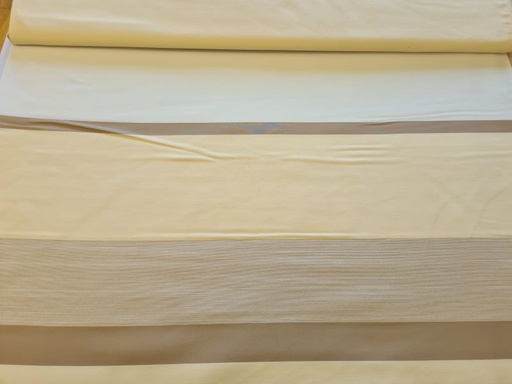 Leichter Dekostoff Block Streifen Creme
