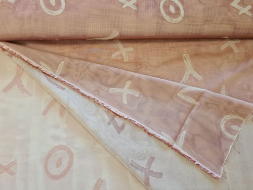 Gardinenstoff Chiffon 28 Altrosa YX7O