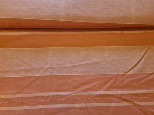 Gardinenstoff Chiffon mit Satin einsätzen Rosa