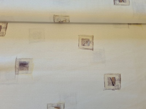 Dekostoff mit Dekowebung und Muster Ecur