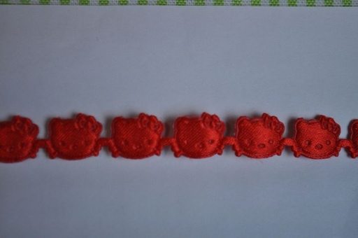 Satinband Katzen Kopf Rot