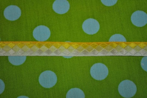 Satinband rauten gelb