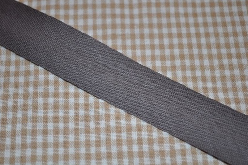 [260212.800973] Schrägband gefalzt 20 mm Grau Braun