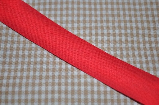 [260212.300631] Schrägband gefalzt 20 mm dunkel rot