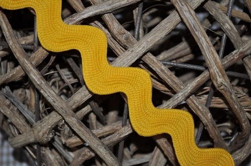 Zackenlitze 1,5 cm gelb