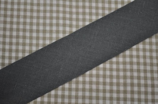 [260535.900351] Schrägband gefalzt 30 mm dunkelgrau