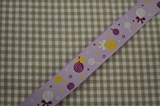 Ripsband Lolli flieder