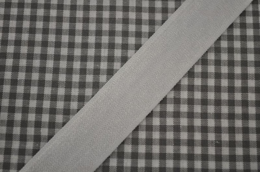 Elastisches Einfassband 20 mm weiß