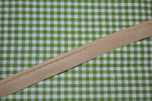 Paspelband baumwolle 12mm hellbraun