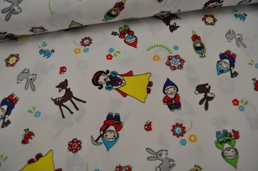 Baumwolle Schneewitchen beistoff