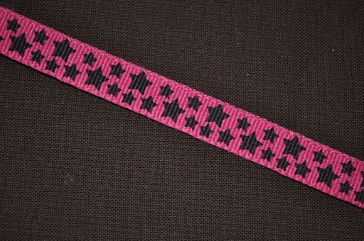 Ripsband Sternenhimmel pink