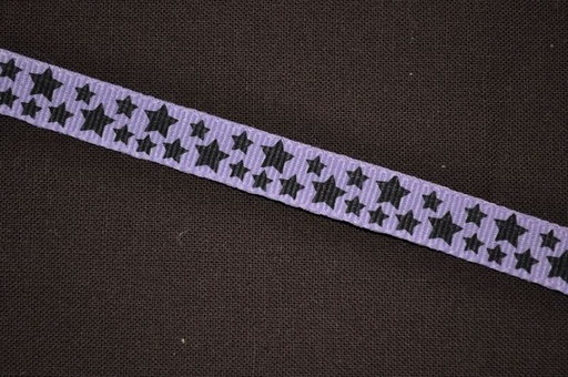 Ripsband Sternenhimmel flieder