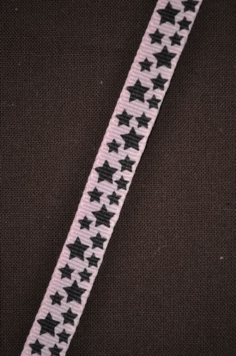 Ripsband Sternenhimmel rosa