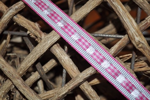 Ripsband zum Rüschen pink