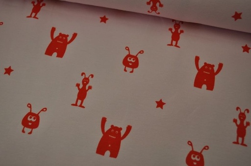 Farbenmix Jersey Best Friends rosa