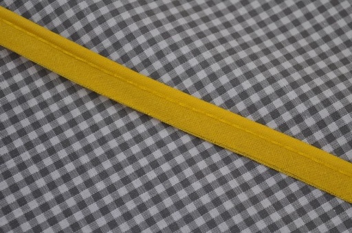 Paspelband baumwolle 12mm gelb