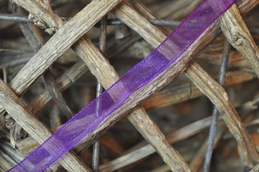 Organzaband 8mm lila