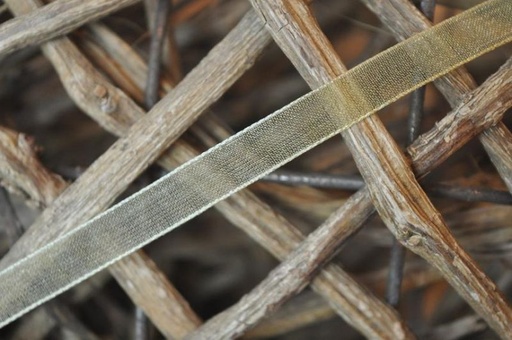 Organzaband 8mm gelb