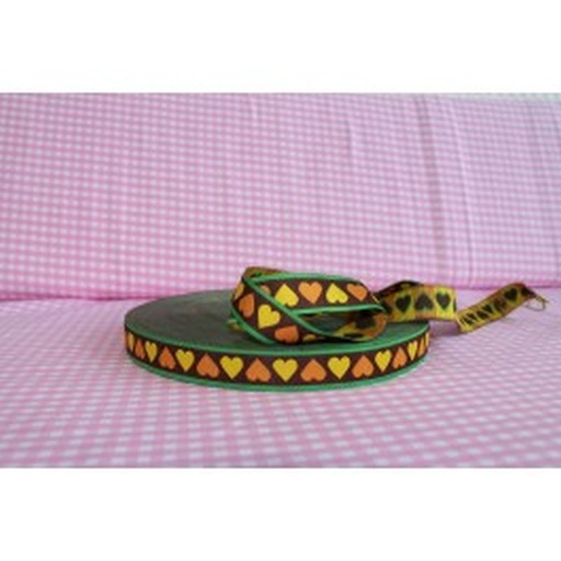 Webband Lillestoff Froschprinz Hearts