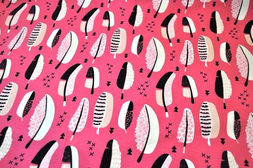 Jersey Little Darling Feder Pink/altrosa