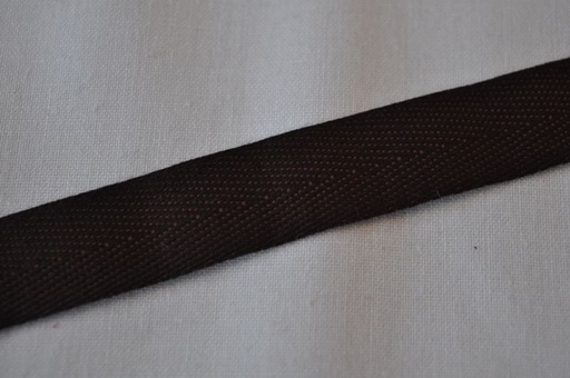 Köperband dunkelbraun 1,5cm